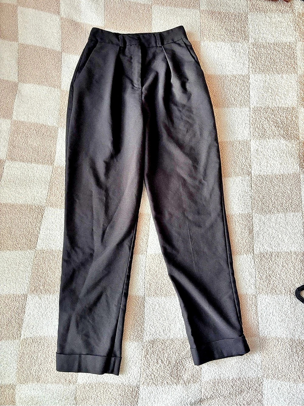 ASOS Black Straight Leg Pants Size 4 Like New